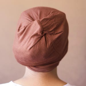 Brown closed Hijab Tubes Inner Cap|under scarves| Undercap for hijab| Hijab underscarf| closed underscarf|