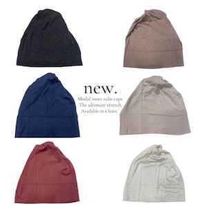 Closed Hijab Tubes Inner Cap| Ninja under scarves| Undercap for hijab| Hijab underscarf|