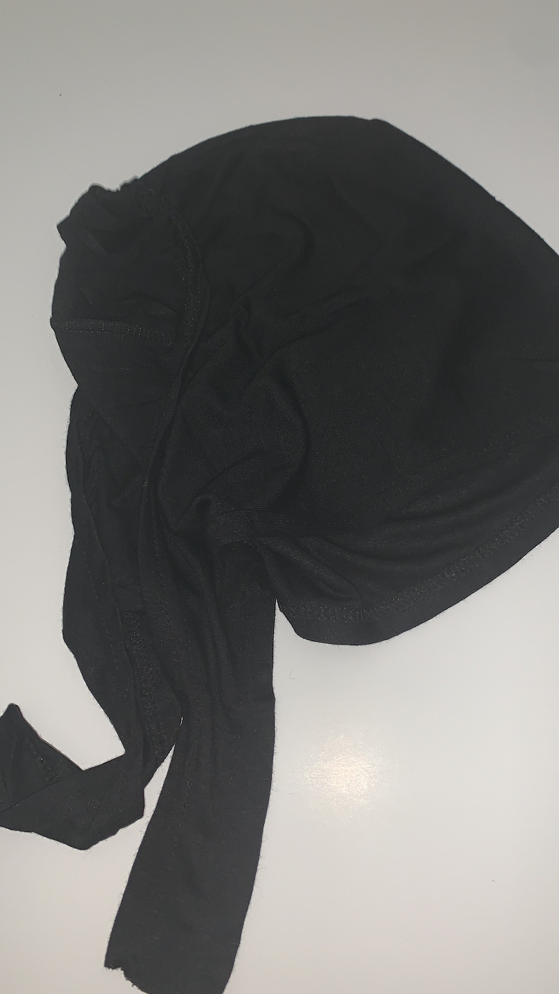 hijab inner cap black