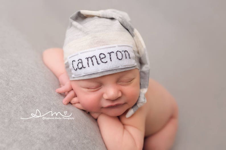 Name Hats for Newborns Baby Name Hat Baby Boy Coming Home Etsy