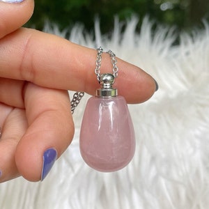 Cremation Urn Necklace, Keepsake Jewelry, Cremation Jewelry, Pink Urn, Cremation Urn, Cremation Jewelry, Urn Pendant, Rose Quartz Urn