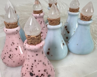 Small Ceramic Cremation Urn | Mini Memorial  Keepsake
