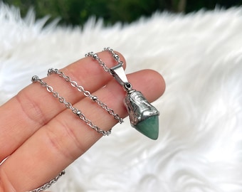 Crematieketting, urnhanger, urnketting, crematiehanger, rouwsieraden, aandenkenketting, herdenkingsurn, groene urn