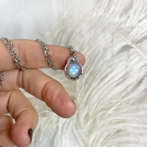 Handmade Moonstone Urn Necklace – Unique Cremation Jewelry for Ashes, Memorial Keepsake Pendant