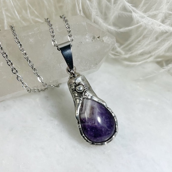 Amethyst cremation jewelry deals