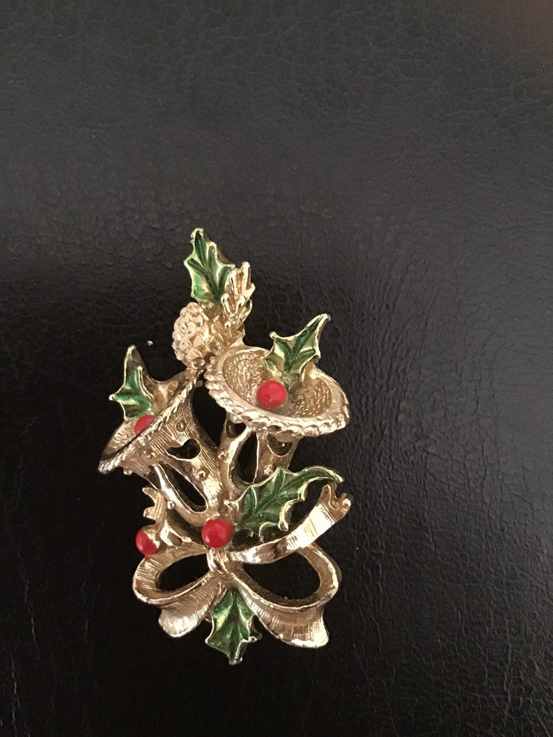 Signed Gerry's Christmas Brooches Bundle of 3 Etsy