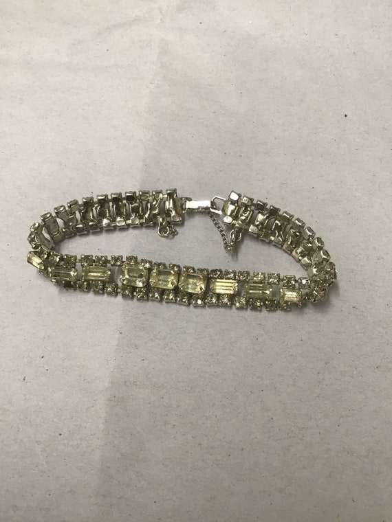 Trifari Rhinestone Bracelet - image 1