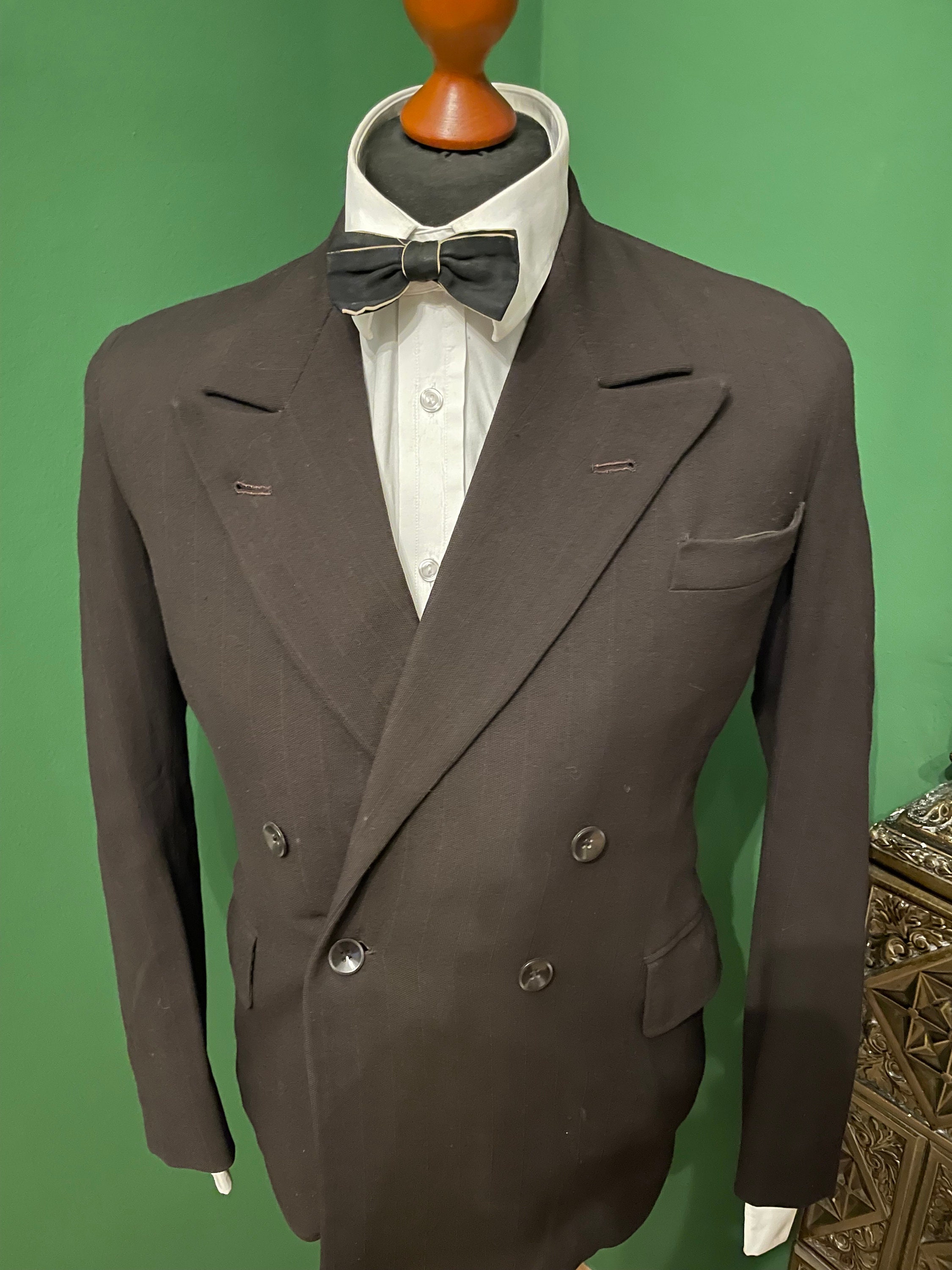 Double Breasted Jacket - 1930s - Etsy Double Breasted Jacket - 1930s - Etsy