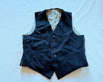 Victorian / Edwardian - Striped Waistcoat / Vest - 1920s / 1930s