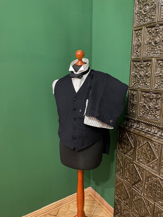 Victorian Edwardian Waistcoat Vest With Trousers 1910s 1920s Etsy UK
