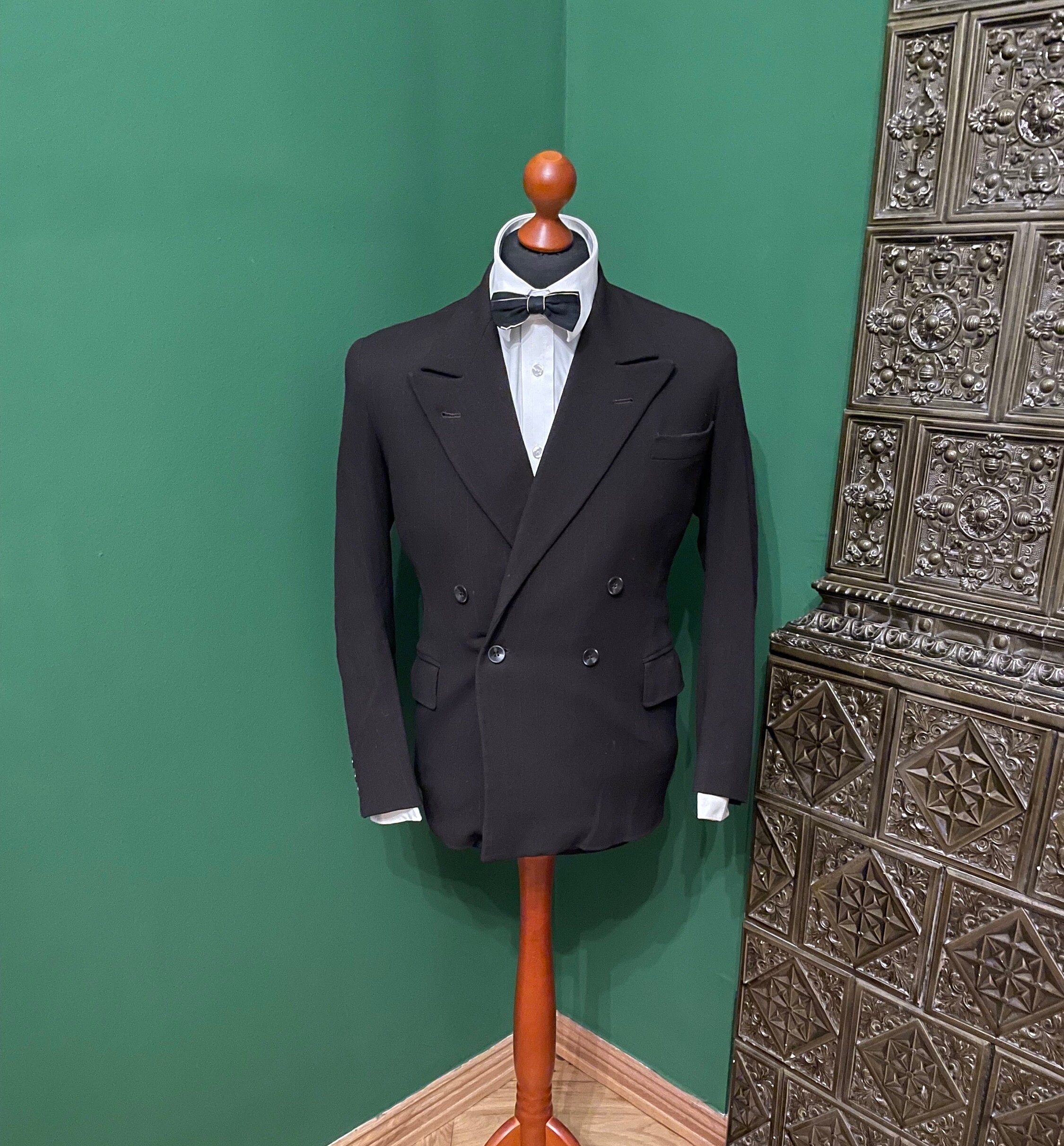 ジャケット・アウター 30s Special Vintage Double Brested Coat Vintage 30s Double Breasted Wool Jacket 1930s Antique Jacket