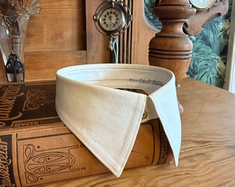 Edwardian - Detachable Spearpoint Collar - 1910s / 1920s / 1930s - EU37 / UK14.5