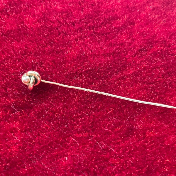 Victorian / Edwardian - Cravat / Tie Stick Pin - Gold plated - 1900s / 1910s