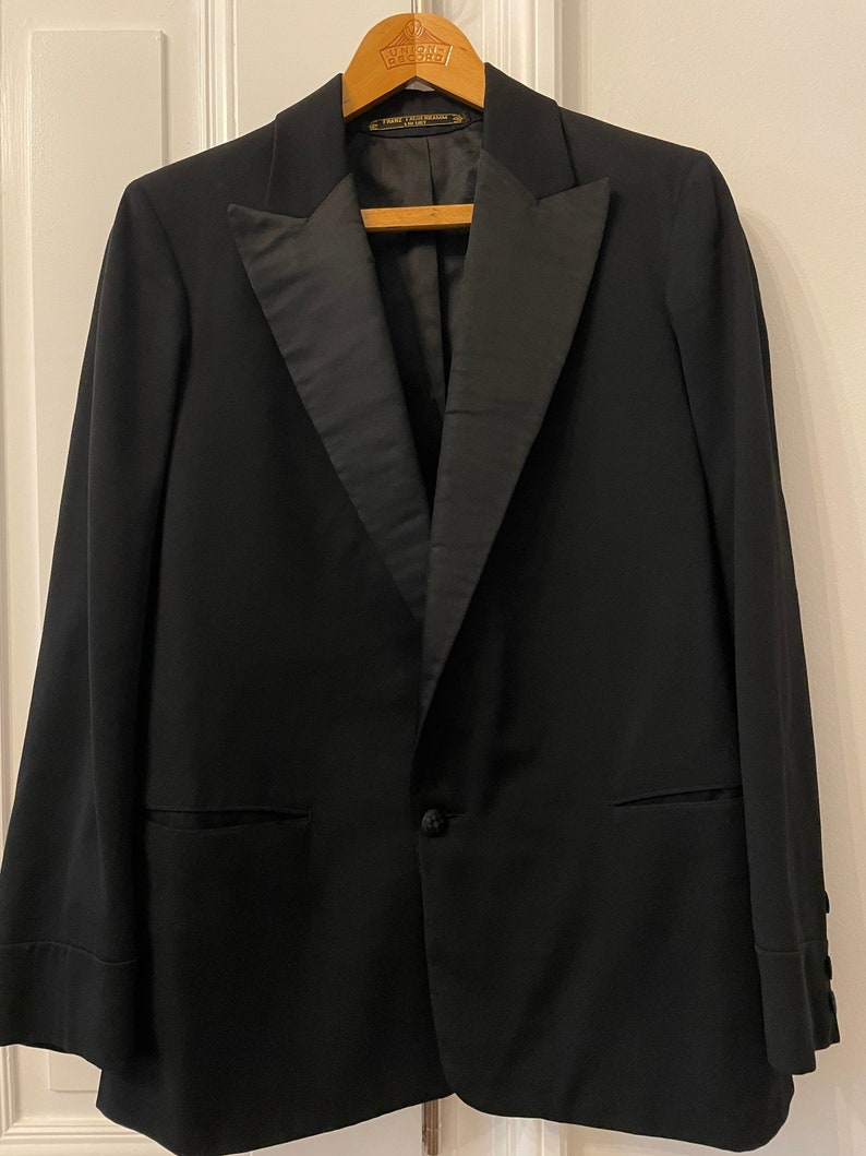 Victorian / Edwardian Smoking / Black Tie Jacket 1900s / - Etsy