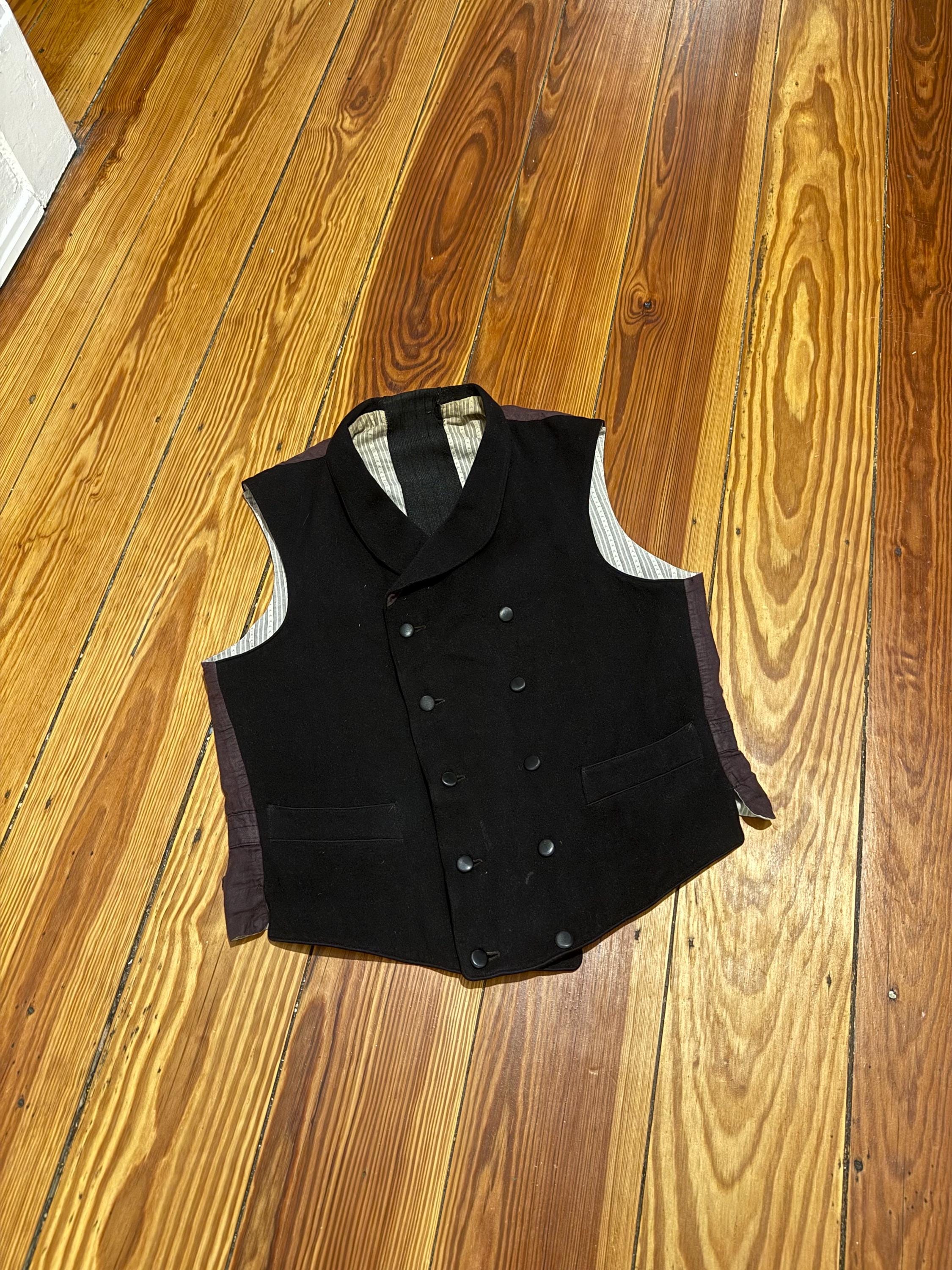 Victorian / Edwardian - Double Breasted Waistcoat / Vest - 1900s
