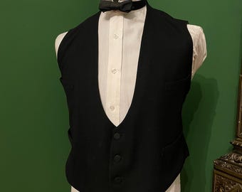 Tuxedo Vest And Bow Tie BOY'S Dress Vest And Boys BOW TIE Solid