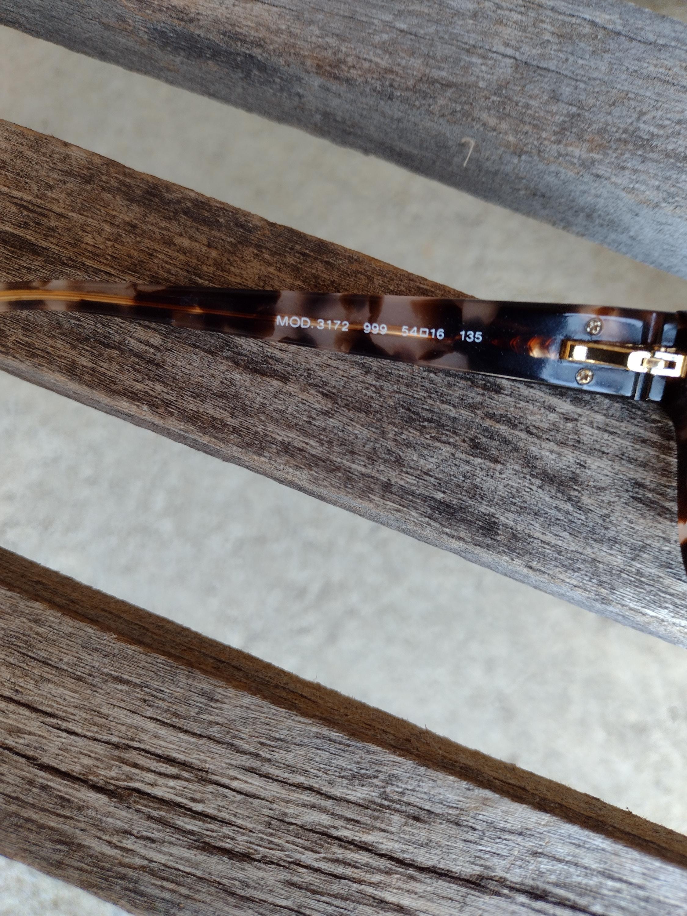 Versace Brown Tortoise Shell Plastic Eyeglasses (frames Only 
