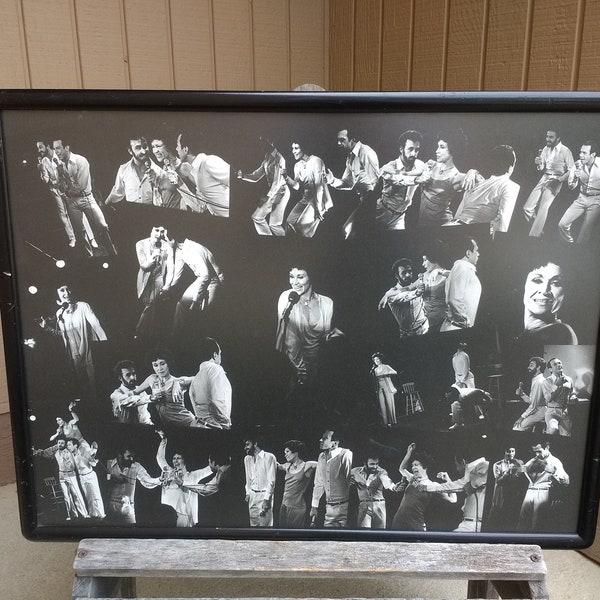 Vintage Arthur Brown & Bro Inc Collage Photo Black and White New York Framed Photo Size 19" x 25"