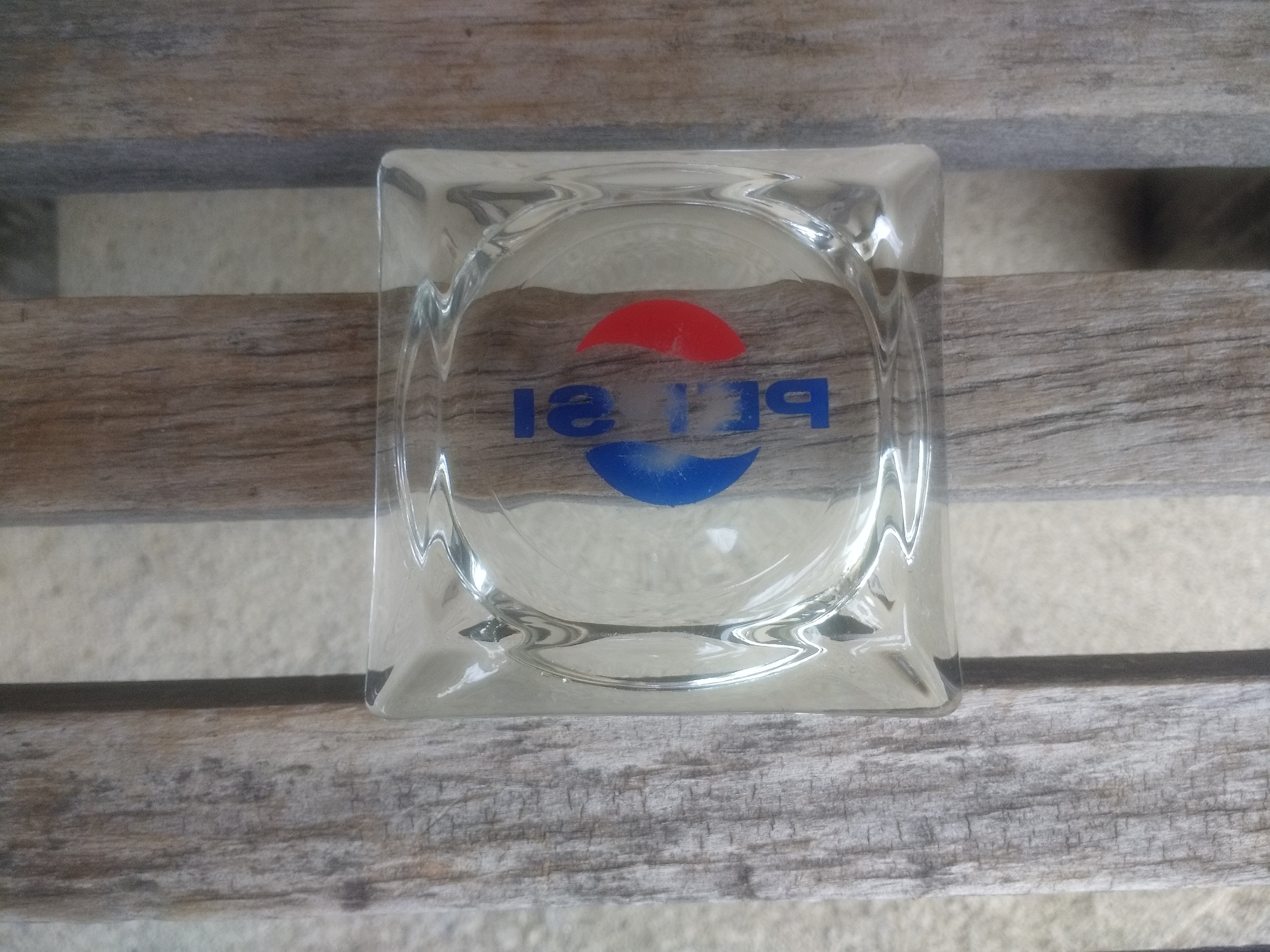 【Vintage】PEPSI COLA ストロー ディスペンサー ガラスケース Vintage 10 oz. Pepsi-Cola Double Dot Soda Fountain Glass