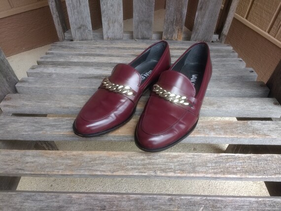 Vintage Van Eli Burgundy Leather 