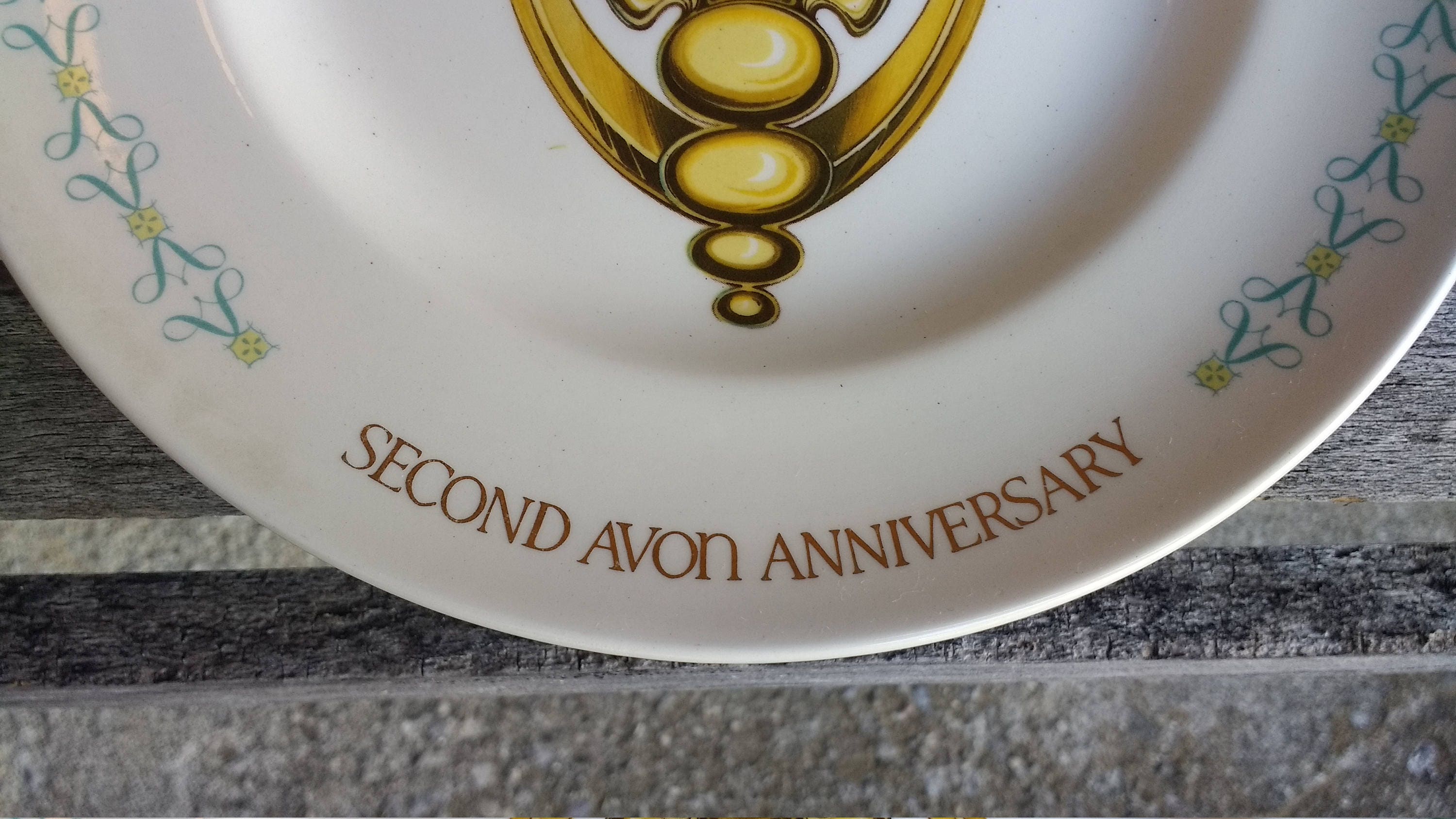 ヴィンテージ 2 回目のエイボン記念プレート。エノック ウェッジウッド