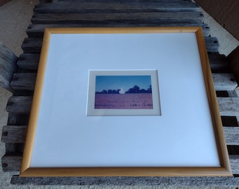 William Christenberry Fine Art Photography Titled "Church Across Early Cotton" Artist Signed and Numbered on Verso Limited Edition Year 1964