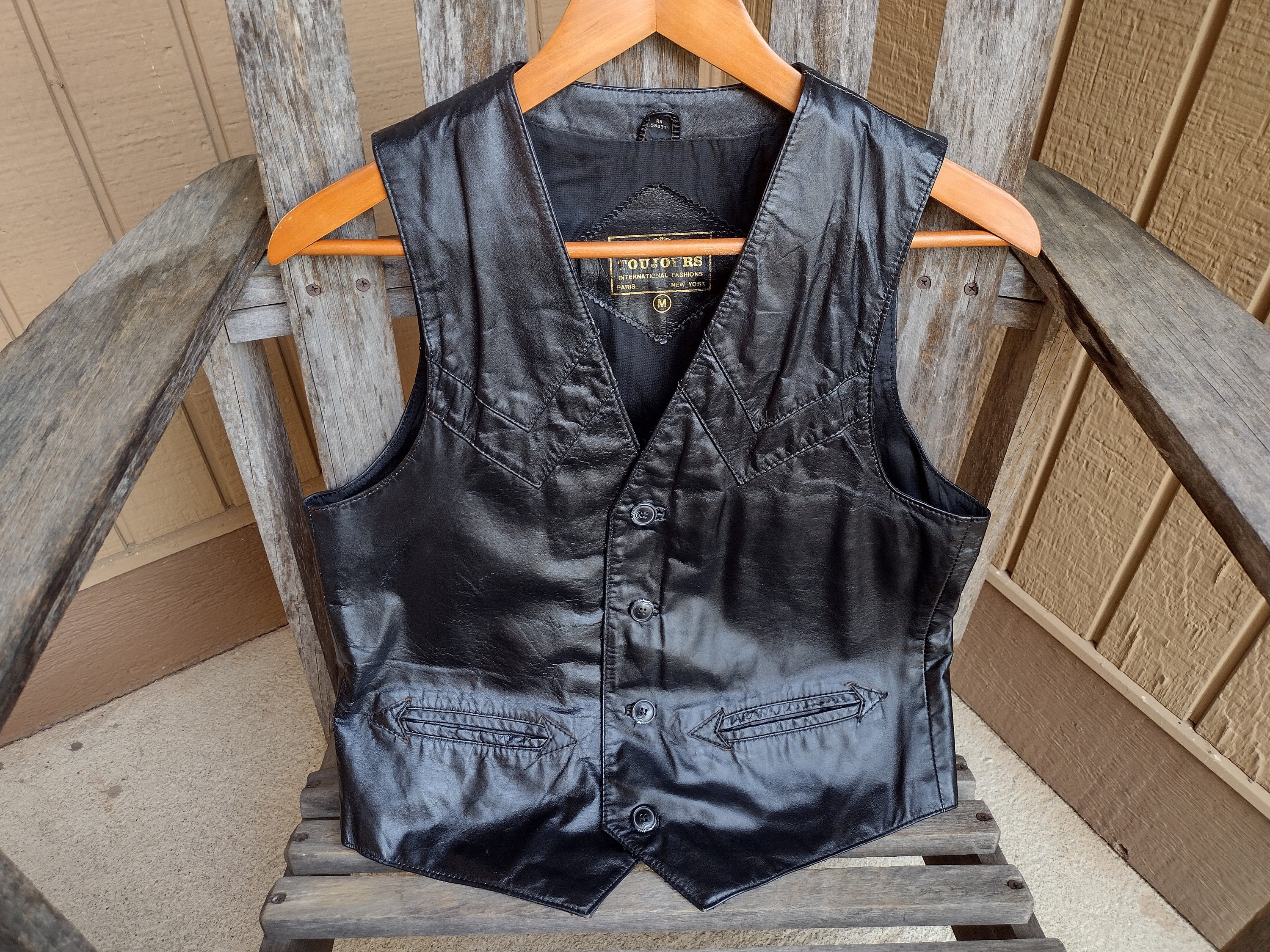 Used leather best sale vest