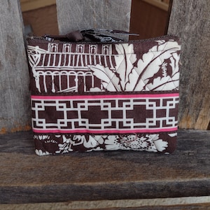 Vera Bradley Cosmetic Bag Retro Vintage Porta accessori 100% Cotone Made in USA