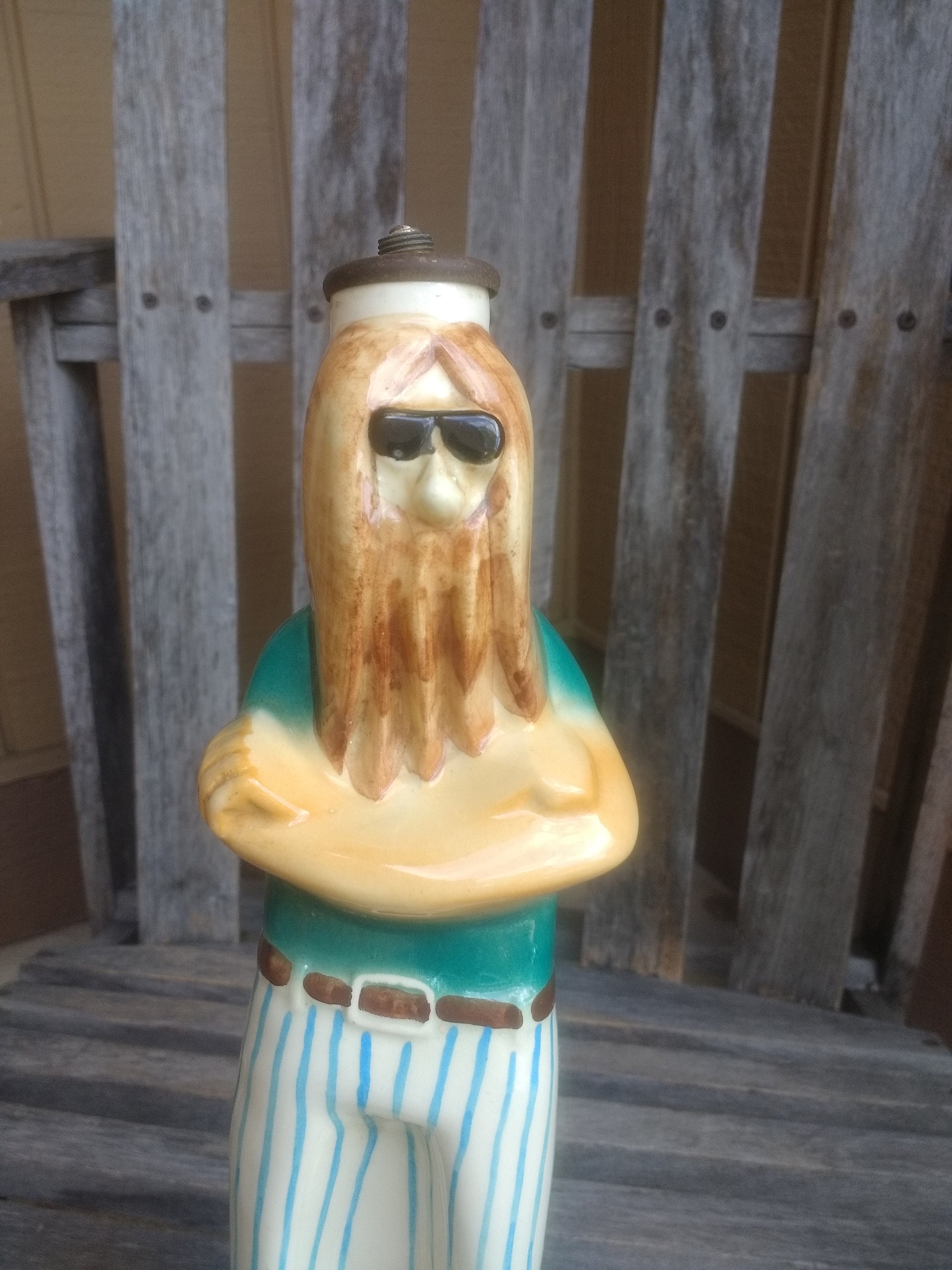 1970’s Kronenfilter HB タバコ ビンテージ ペンホルダー Vintage Maloney Distilling Co Hippie Porcelain Decanter