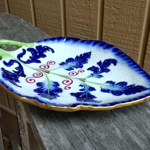 Vintage  Giulia Mangani Modele Et Decoration Exclusive A La Main Dish Italian Porcelain Dish Made in Italy