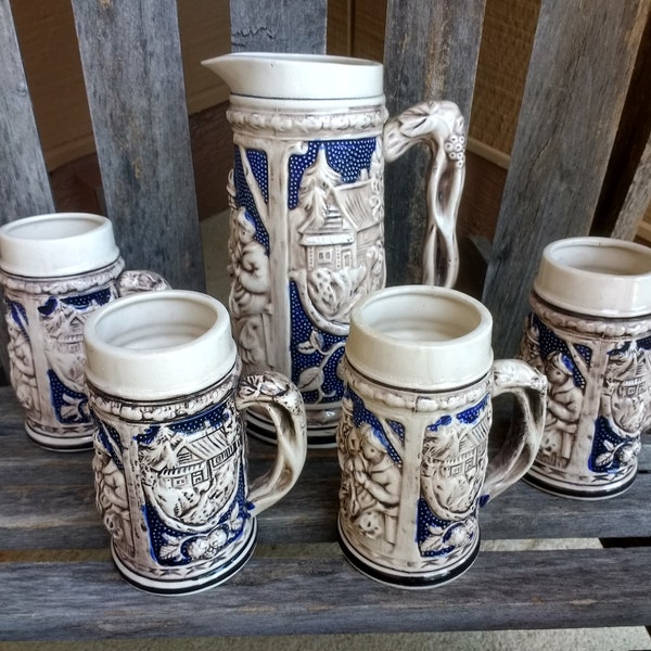 Japan Beer Stein Etsy