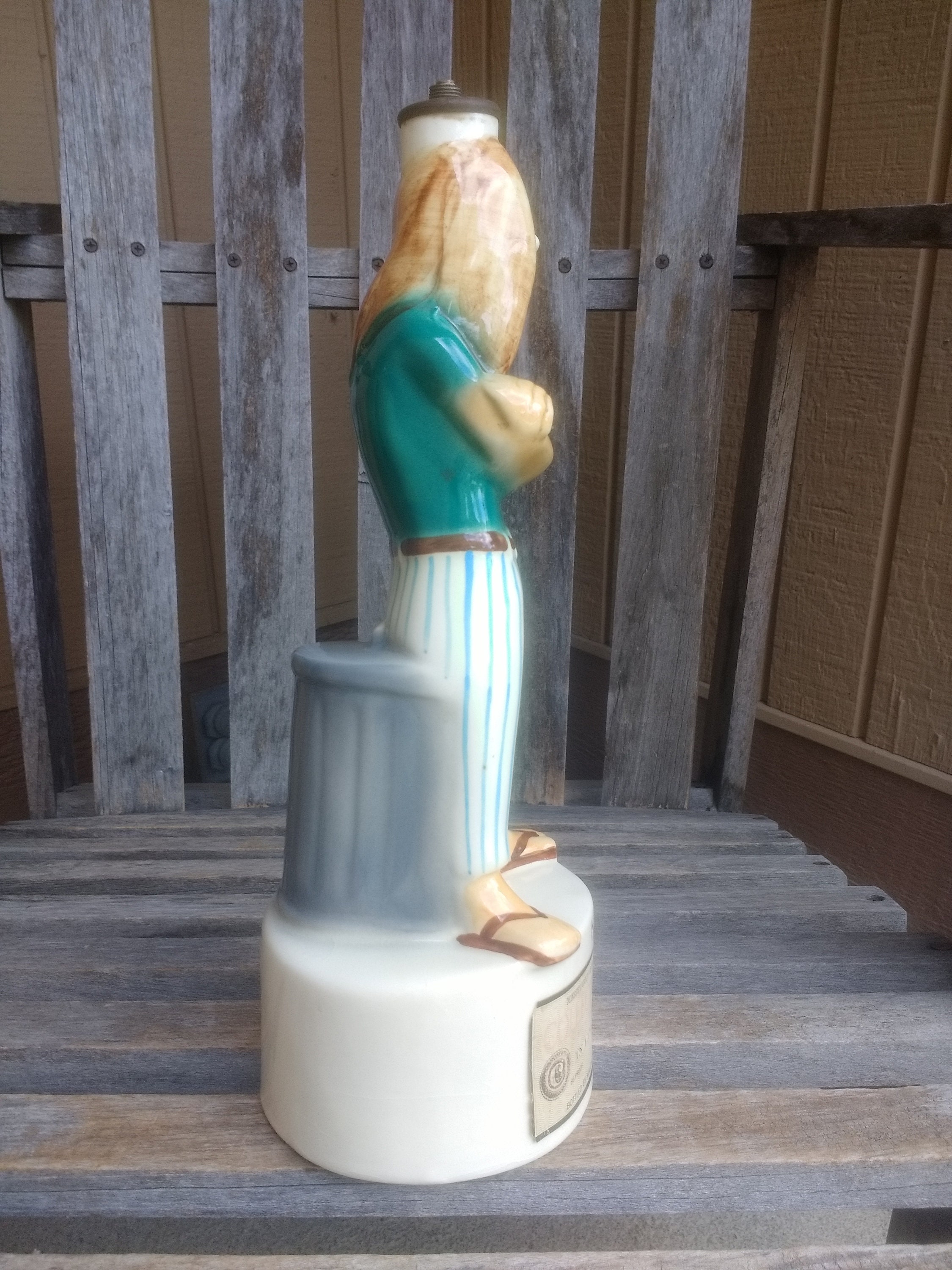 ポイズンボトル　50s 60s Vintage Maloney Distilling Co Hippie Porcelain Decanter