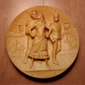 Bradford Exchange Carmen Museo Teatrale alla Scala Solid Alabaster Numbered Plate AE 3097