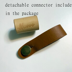 Promotional item NuovoDesign Deluxe collection 'Pizzo' fine detailsEmbroiderry ukulele strap, end pin included, vegan leather image 10