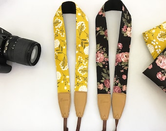 Promotion wholesale price items! NuovoDesign floral camera strap (Many colors available) for DSRL and mirrorless
