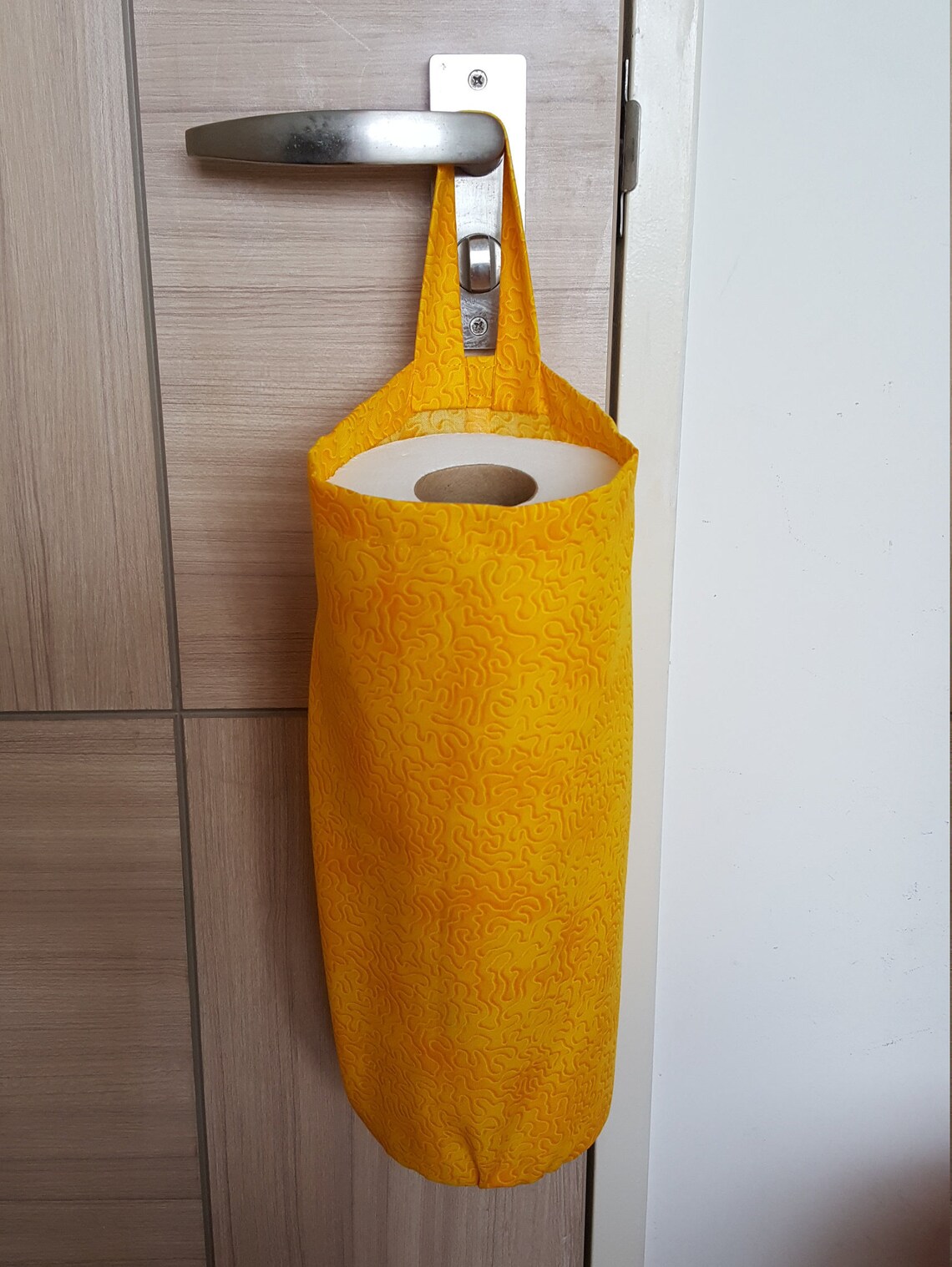 Fabric Toilet Paper Storage, Toilet Roll Holder. Plastic Bag Holder