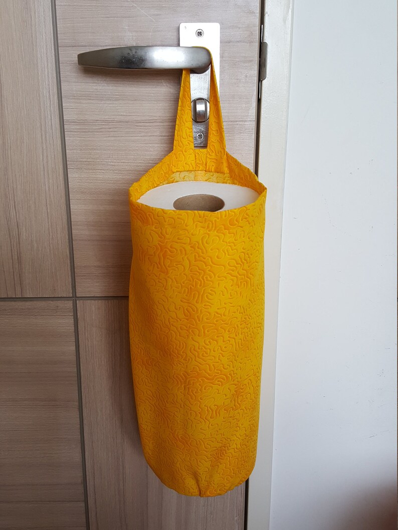 Fabric Toilet Paper Storage Toilet Roll Holder. Plastic Bag Etsy