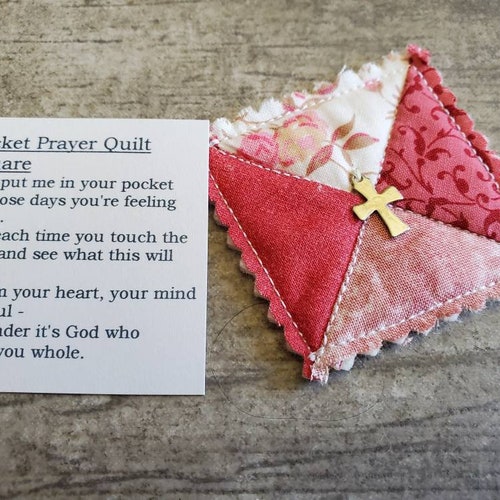 Pocket Prayer Quilt Etsy