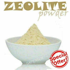 Pure ZEOLITE Powder Micronized- Clinoptilolite - Natural 235g./9oz. pack.