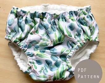 Patrón de costura para pantalón de entrenamiento EC, talla para niños pequeños de 1 a 2 años (descarga en PDF)