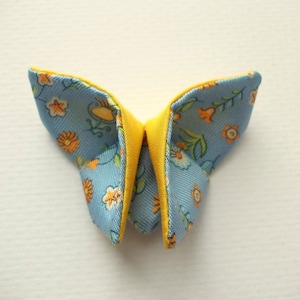 Silk Lapel Pin Kanzashi Flower Lapel Pin Man's Lapel Pin Wedding Lapel Pin Gift For Him Gift for her Unisex Suit Accessories Butterfly