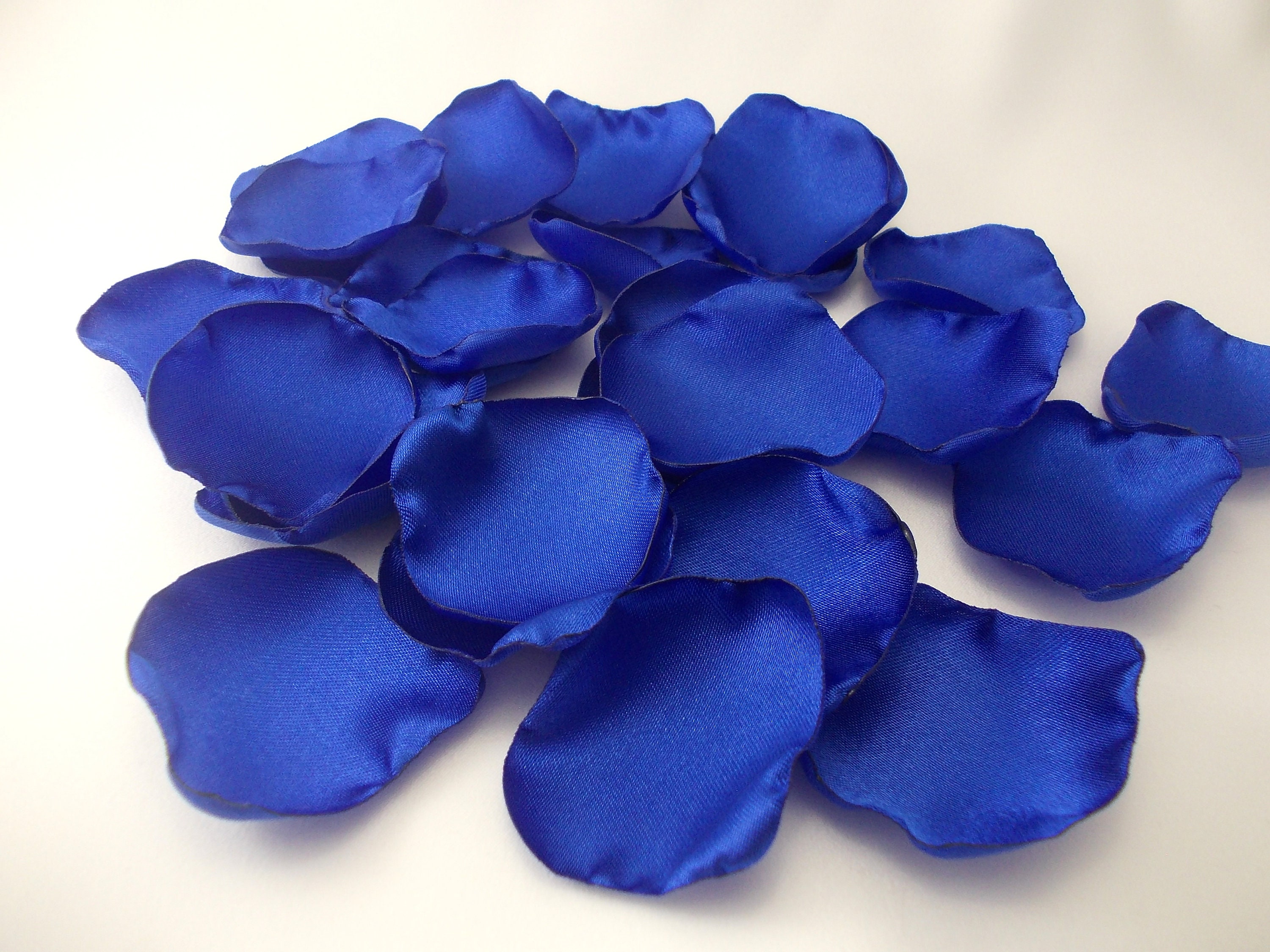 Royal Blue Silk Petals Bulk Rose Petals Blue Wedding Petals for