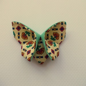 Silk Lapel Pin, Origami Lapel Pin, Mens Accessories, Men's Lapel Pin, Wedding Lapel Pin, Gift For Him, Suit Accessories, Butterfly