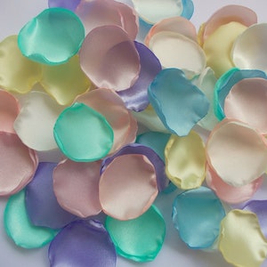 Unicorn Rose Petals Pale Party Decorations Unicorn Bridal Shower Baby Shower Flower Petals Artificial Petals Confetti Table Decor