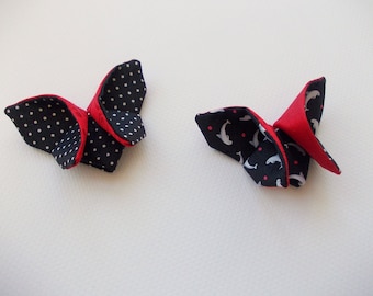 Silk Lapel Pin Origami  Lapel Pin Accessories Silk Lapel Pin Wedding Lapel Pin Gift For Him Her Suit Accessories Butterfly Polkadot Dolphin