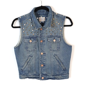 Girls Justice fluglehorn Denim Vest with