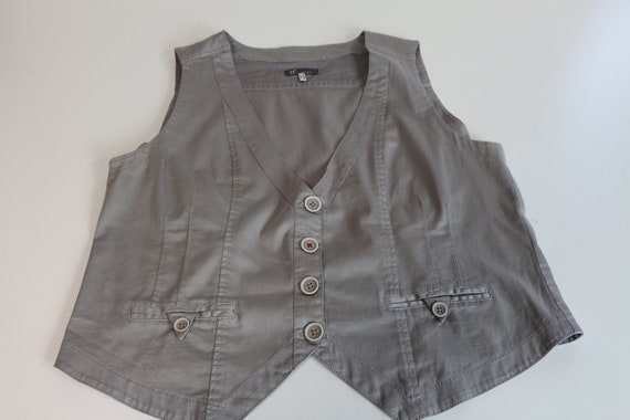 Cotton shop waistcoat womens