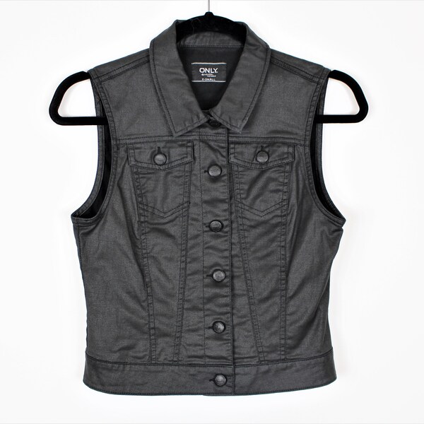 Denim Vest Etsy
