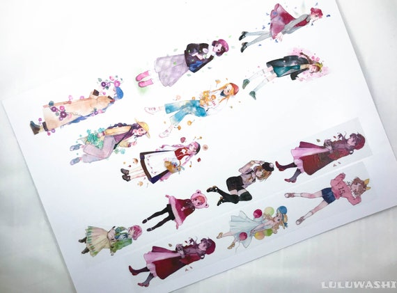 washi tape samples special ink limited edition poker cards 60cm loop Samples
