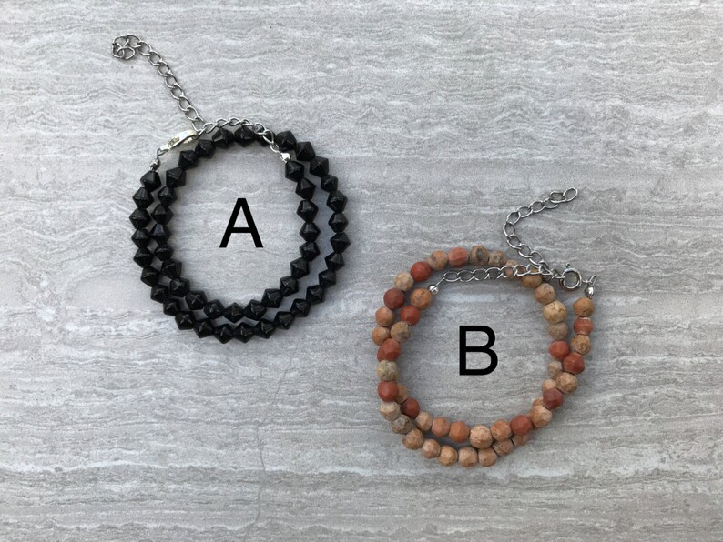 Wire Choker / Small Bead Wire Choker / Beaded Choker / Etsy